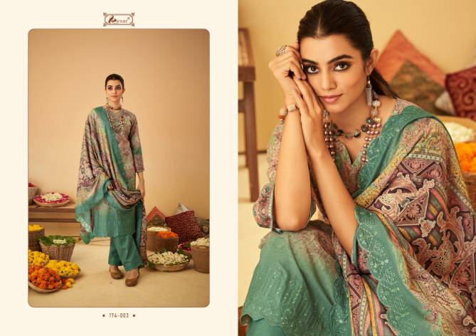 Bin Saeed By Kesar Printed Cotton Dress Material Catalog